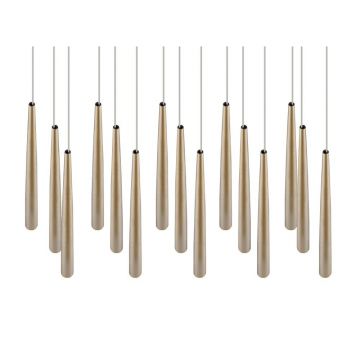 Lustră aurie LED Cala – Trio Select