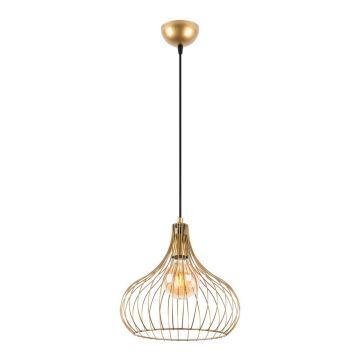 Lustră cu abajur din metal ø 22 cm Teldemia – Opviq lights