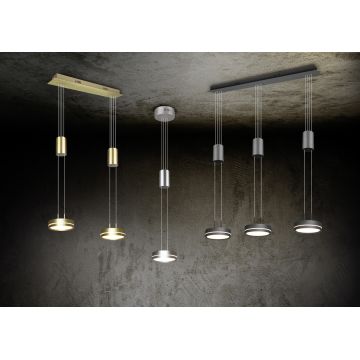 Lustra Franklin, TRIO, 85x14x150 cm, 9W, 3x SMD, aluminiu, antracit