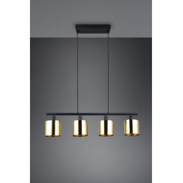 Lustra Jason, RL, 75x12x150 cm, 10W, 4x E14, metal, auriu