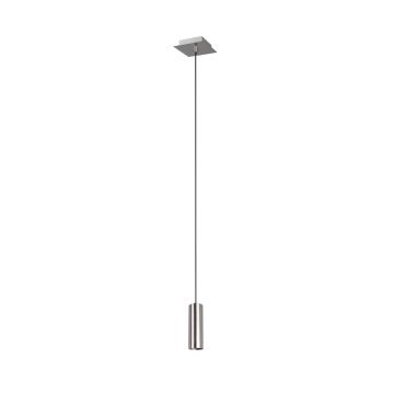Lustra Marley, TRIO, 12x12x150 cm, 35W, 1x GU10, metal, argintiu mat/negru