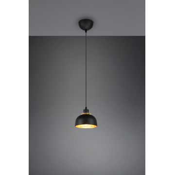 Lustra Punch, RL, 18x150 cm, 40W, 1x E27, metal, negru mat