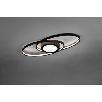 Plafoniera Galaxy, RL, 57x23x4 cm, 28W, 1x SMD, metal, negru