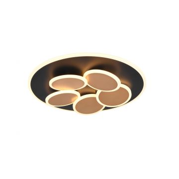 Plafoniera Mandala, TRIO, 48x7.5 cm, 35W, 1x SMD, metal, multicolor