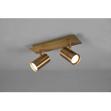 Plafoniera Marley, TRIO, 30x9x15 cm, 35W, 2x GU10, metal, bronz antic