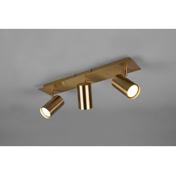 Plafoniera Marley, TRIO, 48x9x15 cm, 35W, 3x GU10, metal, bronz antic