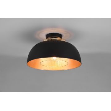 Plafoniera Punch, RL, 35x21 cm, 40W, 1x E27, metal, negru mat