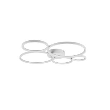 Plafoniera Rondo, TRIO, 59x53x5.5 cm, 49W, 1x SMD, metal, alb mat