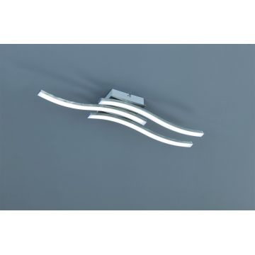 Plafoniera Route, RL, 56x12x7 cm, 5W, 3x SMD, metal, argintiu mat