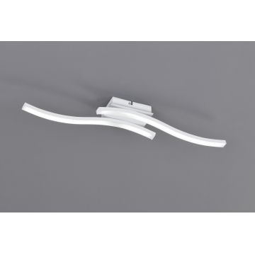 Plafoniera Route, RL, 56x9x7 cm, 5W, 2x SMD, metal, alb mat