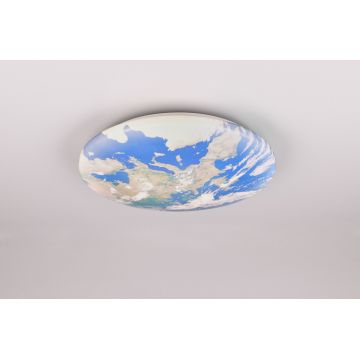 Plafoniera Terra, RL, 37x8.5 cm, 15W, 1x SMD, plastic, multicolor