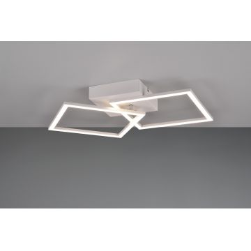 Plafoniera Trail, RL, 44.5x39.5x6.9 cm, 20W, 1x SMD, metal, alb mat