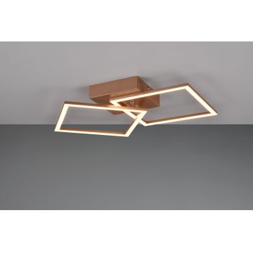 Plafoniera Trail, RL, 44.5x39.5x7 cm, 20W, 1x SMD, metal, bronz