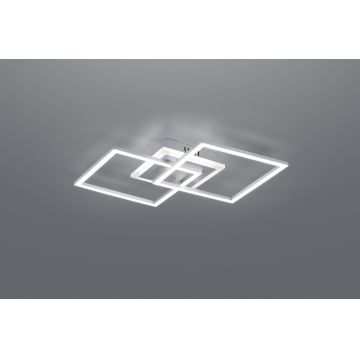 Plafoniera Venida, RL, 57.5x35.5x7.5 cm, 25W, 1x SMD, metal, gri