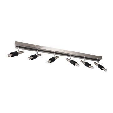 Spot negru/argintiu LED 20,5x120 cm Ikaris – Trio Select