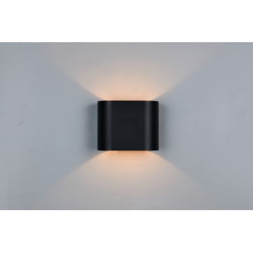 Aplica de perete Alani, TRIO, 15x12 cm, 5W, 1x G9, metal, negru/auriu