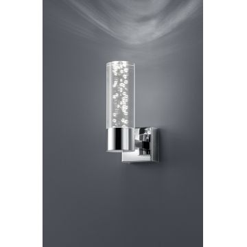 Aplica de perete Bolsa, TRIO, 7x19 cm, 3W, 1x SMD LED, metal, argintiu
