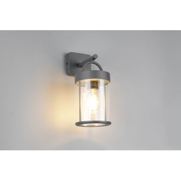 Aplica de perete pentru exterior Almeria, RL, 12.5x18x29 cm, 28W, 1x E27, aluminiu, antracit