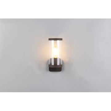 Aplica de perete pentru exterior Bonito, RL, 9.5x12x23 cm, 28W, 1x E27, aluminiu, maro