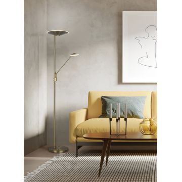 Lampadar Brantford, TRIO, 30x180 cm, 30W/6.5W, 2x SMD LED, metal, bronz antic