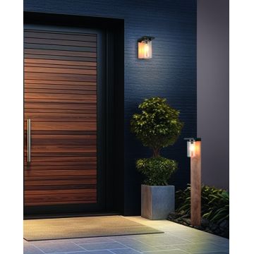 Lampadar de exterior Ardila, TRIO, 16x100 cm, 40W, 1x E27, aluminiu, natur/negru