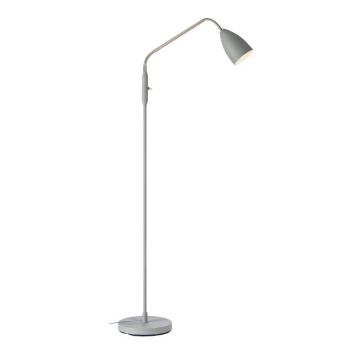 Lampadar gri LED cu intensitate reglabilă cu abajur din metal (înălțime 140 cm) Patro – Markslöjd