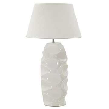 Lampadar Warsaw, Mauro Ferretti, 1 x E27, 40W, 45x83 cm, ceramica/fier, alb