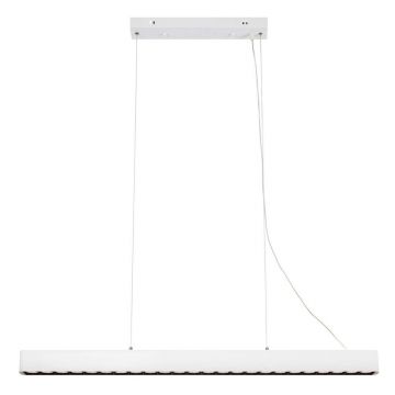 Lustră albă LED cu abajur din metal Plano – Markslöjd