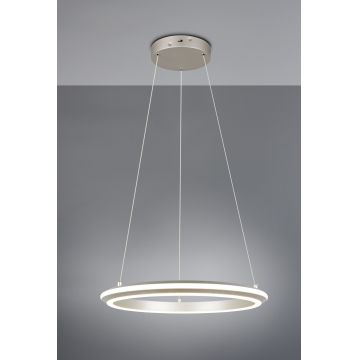 Lustra Amador, TRIO, 45x150 cm, 34W, 1x SMD, metal, argintiu mat