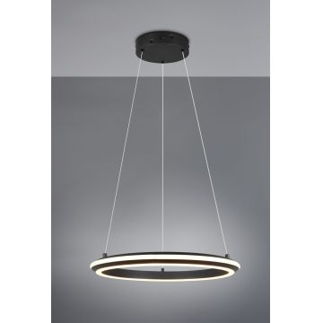 Lustra Amador, TRIO, 45x150 cm, 34W, 1x SMD, metal, negru mat