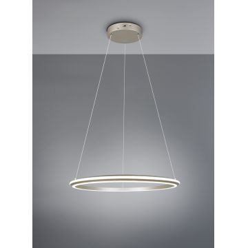 Lustra Amador, TRIO, 75x150 cm, 48W, 1x SMD, metal, argintiu mat