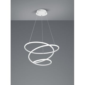 Lustra Bologna, RL, 50x150 cm, 36W, 1x SMD LED, metal, alb mat