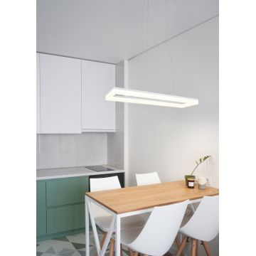 Lustra Camino, RL, 70x20x150 cm, 27W, 1x SMD LED, plastic, alb mat