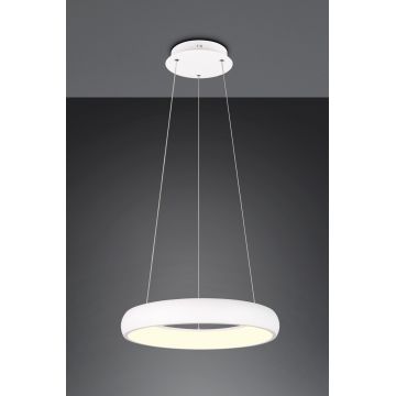 Lustra Cardona, TRIO, 46.5x150 cm, 29W, 1x SMD LED, metal, alb mat