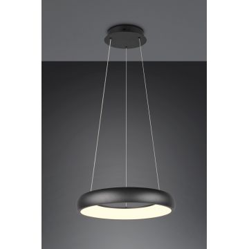 Lustra Cardona, TRIO, 46.5x150 cm, 29W, 1x SMD LED, metal, negru mat
