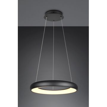Lustra Cardona, TRIO, 62x150 cm, 38W, 1x SMD LED, metal, negru mat
