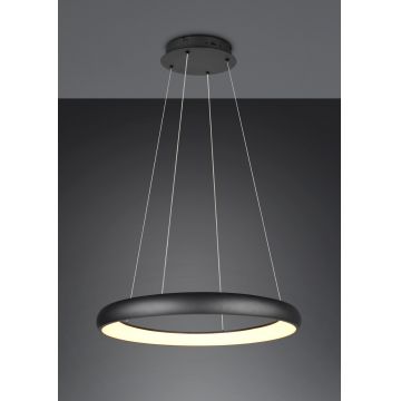 Lustra Cardona, TRIO, 75x150 cm, 59W, 1x SMD LED, metal, negru mat