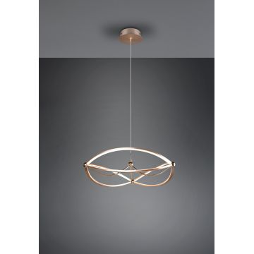 Lustra Charivari, TRIO, 62x150 cm, 42W, 1x SMD LED, metal, bronz mat