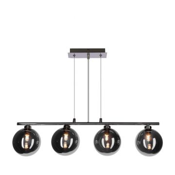Lustră cu abajur din sticlă Somul – Candellux Lighting