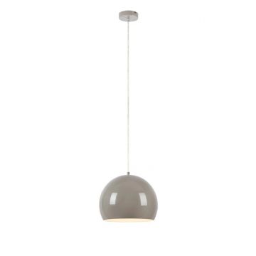 Lustră grej cu abajur din metal ø 28 cm Pop – Markslöjd