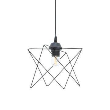 Lustra Langit Negru 18x18x65 cm
