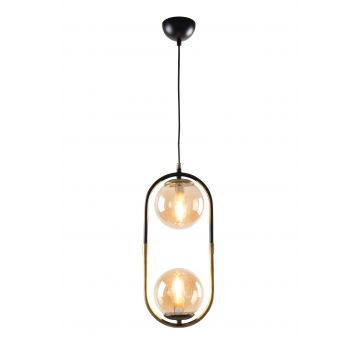 Pendul Monet 2XE27, negru antic, Oktay