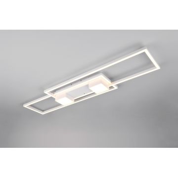Plafoniera Albany, TRIO, 100x28x8 cm, 37W, 1x SMD, aluminiu, alb mat