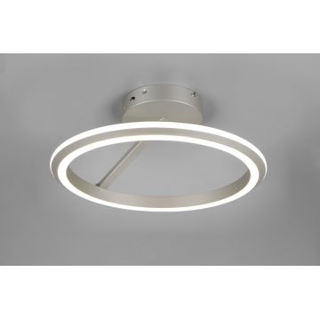Plafoniera Amador, TRIO, 45x23 cm, 34W, 1x SMD, metal, argintiu mat