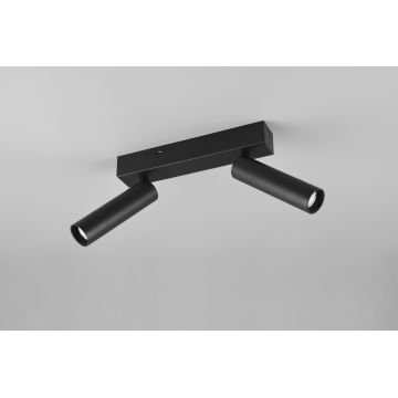 Plafoniera Ambala, TRIO, 26x4x17.5 cm, 5.5W, 2x SMD, metal, negru mat