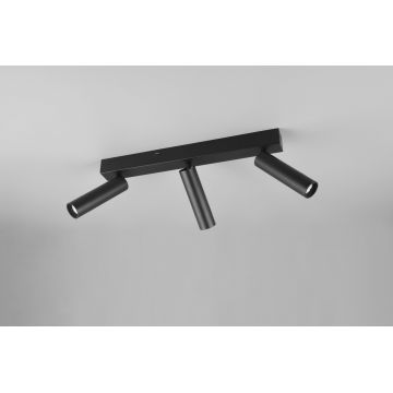 Plafoniera Ambala, TRIO, 44x13x17.5 cm, 5.5W, 3x SMD, metal, negru mat