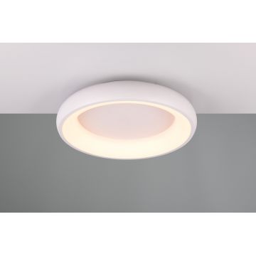 Plafoniera Cardona, TRIO, 46.5x10 cm, 29W, 1x SMD LED, metal, alb mat