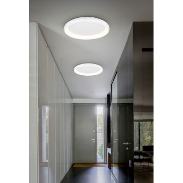 Plafoniera Cardona, TRIO, 75x9.5 cm, 59W, 1x SMD LED, metal, alb mat
