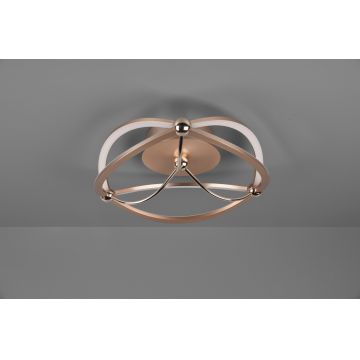 Plafoniera Charivari, TRIO, 41x14 cm, 20W, 1x SMD LED, metal, bronz mat