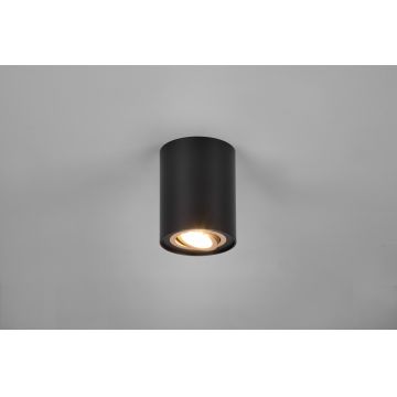 Plafoniera Cookie, TRIO, 9.6x12.5 cm, 35W, 1x GU10, metal, negru/auriu